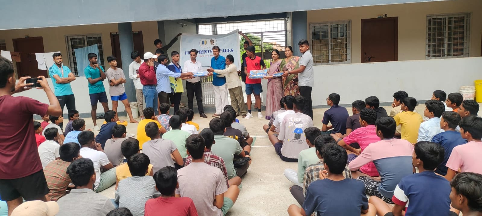 Chess boards donation in Veldanda Mandal, Telangana - Supporting rural chess education (Image 3)